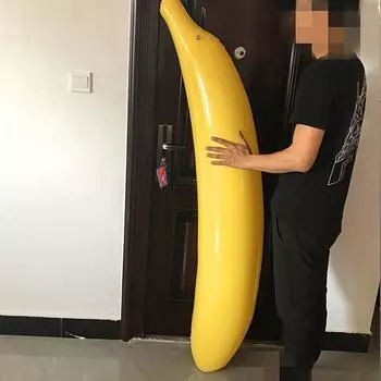 1 шт., надувной воздушный шар-банан из ПВХ, реквизит для украшения атмосферы на день рождения, декор для бара, декор для внутреннего и наружного использования Banana