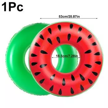 1 шт. Надувные круги для плавания, надувное украшение для бассейна, летние взрослые круги для плавания, мультяшные 53/83 см S