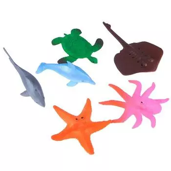 1 шт. надувные забавные игрушки вода расти океан животные рыба для детей образовательные