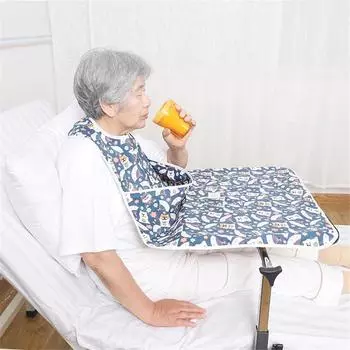 1 шт., нагрудник для взрослых, 3 размера, защита для губ во время еды, водостойкий фартук с покрытием, пятна от разливов S