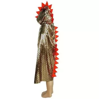 1 шт., накидки на Хэллоуин, наборы животных, накидки динозавров, реквизит для костюмов, плащи маленькой ведьмы золотой