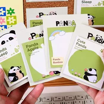 1 шт. наклейка милая панда липкие заметки блокноты офис школьные принадлежности канцелярские принадлежности