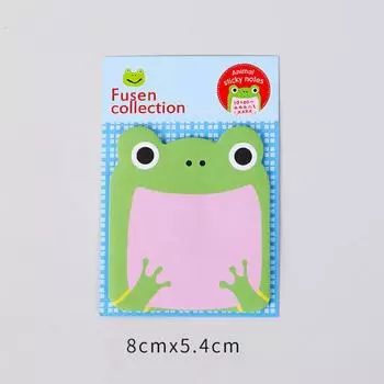 1 шт. Наклейка Милые кавайные животные Липкие заметки Блокнот для заметок Офис Школьные принадлежности Канцелярские принадлежности Панда Кошка Заяц Закладка