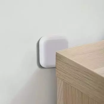 1 шт. Наклейка на стену, изысканная толстая, удобная, силиконовая, красивая, для дома, дверная ручка, противоударная накладка серый