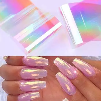 1 шт., наклейки для лака для ногтей, зеркальные платиновые конфеты, стеклянная бумага, инструмент для дизайна ногтей «сделай сам» 12