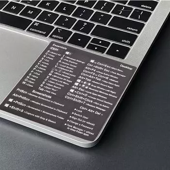 1 шт., наклейки с сочетаниями клавиш для ПК Windows, клейкие наклейки для ПК, ноутбуков, офисных наклеек для детей