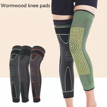 1 шт., наколенники из полыни, мужские и женские наколенники, наколенники, набор компрессионных теплых наколенников, велосипедные наколенники