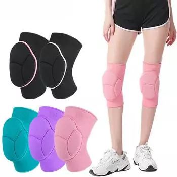 1 шт. наколенники толстые губчатые противоскользящие наколенники для предотвращения столкновений футбол бег трусцой борьба баскетбол волейбол женщины мужчины S