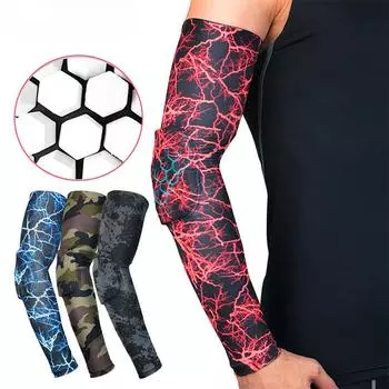 1 шт., налокотники для рук, предплечья, рукава для тренировок, сотовые ударопрочные налокотники для молодежи, взрослых, виды спорта, футбола, баскетбола, пешего туризма M
