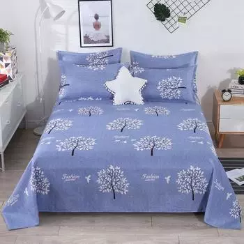 1 шт. наматрасник с принтом, простыня с четырьмя углами и резинкой, простыня (Нет наволочки) 200*230cm