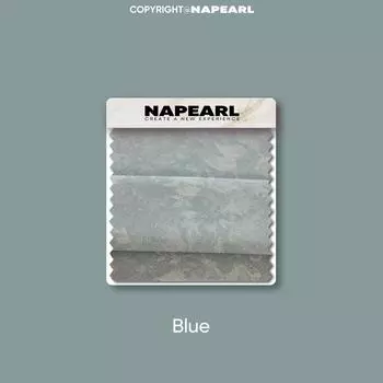 1 шт. NAPEARL 70-80% степень затенения жаккардовая текстура затенения занавеска кружевная занавеска для спальни гостиной домашний декор No Lace-W100cm x L130cm синий