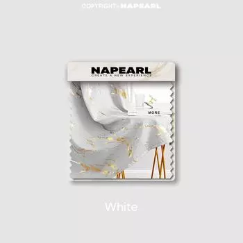 1 шт. NAPEARL 80% Затемняющие Модные и Минималистичные Шторы с Золотой и Мраморной Текстурой для Гостиной Спальни Балкона Окна Домашний Декор W100cm x L130cm белый