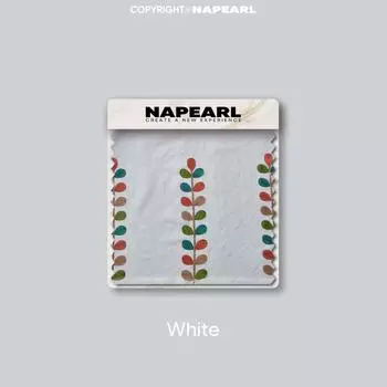 1 шт. NAPEARL белый тюль современный сельский стиль вышитые красочные прозрачные занавески для оконной драпировки для гостиной спальни домашнего декора W100cm x L200cm белый