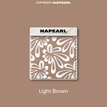 1 шт. NAPEARL европейский жаккардовый легкий тканевый балдахин с бусинами для штор, украшение для спальни, гостиной, домашнего декора W155cm x L125cm светло-коричневого