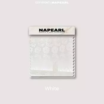 1 шт. NAPEARL Однотонная европейская жаккардовая прозрачная занавеска Чисто-белый прозрачный тюль для гостиной, спальни, балкона, окна, домашнего декора W100cm x L200cm белый