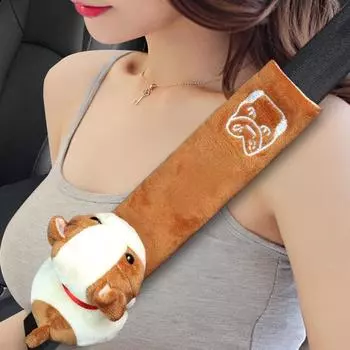 1 шт., наплечный чехол для домашних животных, товары для украшения интерьера, автомобильный ремень безопасности, милый чехол на плечо