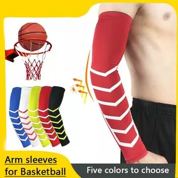 1 шт. нарукавники с защитой от ультрафиолета для мужчин и женщин, эластичные и влагоотводящие, подходят для баскетбола, футбола M