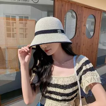 1 шт., наружная УФ-защитная шляпа от солнца, летняя женская складная кепка-ведро, кепка-панама с ажурными швами, рыболовная шляпа
