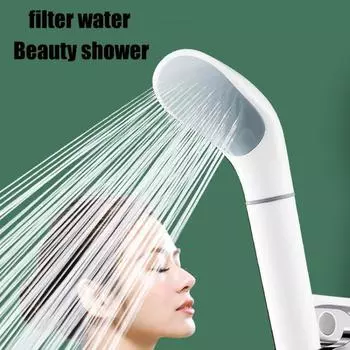 1 шт. насадка для душа под давлением для очистки кожи, бытовой водонагреватель для ванны белый