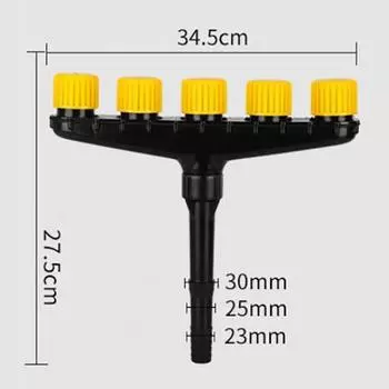 1 шт., насадки-распылители для сельского хозяйства, домашний сад, газон, разбрызгиватели воды, спрей для орошения овощей, регулируемая насадка, инструмент