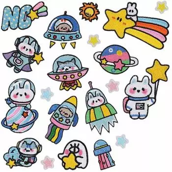 1 шт., нашивки для ремонта одежды в стиле астронавта, украшения для дома 4