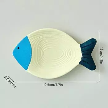 1 шт. Настенное украшение Прибрежные мотивы Красочный Деревенский Трехмерный Милый 3D Деревянная Рыба Отель Доступно несколько вариантов S бежевый