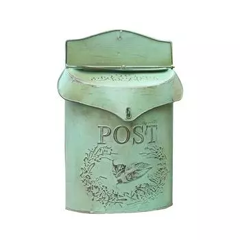 1 шт. настенные почтовые ящики почтовые ящики металлический деревенский почтовый ящик американские декоративные почтовые ящики M U9F0 red-40*28*9cm