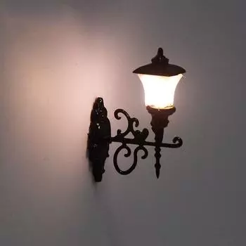 1 шт. настенные светильники на гибкой стойке/модель уличного фонаря для изготовления железнодорожных парковых ламп F