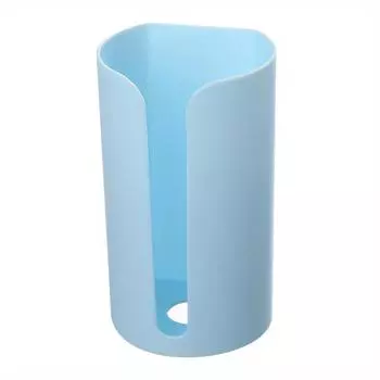 1 шт. настенный держатель для мусорных мешков из пластика без гвоздей, ящик для хранения мусорных мешков, контейнер для мочалок. синий