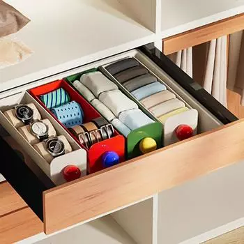 1 шт. настенный держатель для носков и трусиков, органайзер для хранения трусов, экономящий место, для шкафа, спальни, ящик для хранения нижнего белья белый