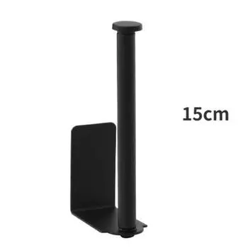 1 шт. настенный держатель для туалетной бумаги из нержавеющей стали для ванной комнаты, кухни, рулонная бумага, аксессуар, держатели для полотенец 15cm чёрный