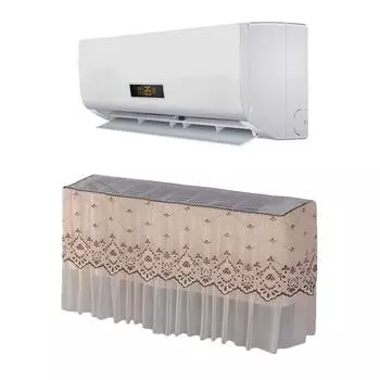 1 шт. настенный полиэстеровый пылезащитный чехол для кондиционера, защитная крышка, противопыльный чехол
