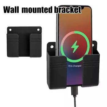 1 шт. настенный ящик для хранения пульта дистанционного управления чёрный