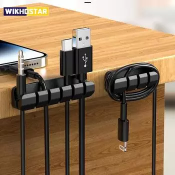 1 шт. настольный органайзер для кабеля данных, зажим для фиксации кабеля, настольный органайзер для кабеля, организуйте свой рабочий стол, домашняя необходимость 1 hole