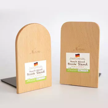 1 шт. настольный органайзер для офиса и дома, подставка для книг, подставка для книг, полка для хранения из натурального бука, подставка для книг, аксессуар для книг