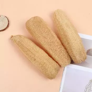 1 шт., натуральная люфа, люфа, кухонная щетка для чистки, миска, губка, скруббер 20-25 см One Size
