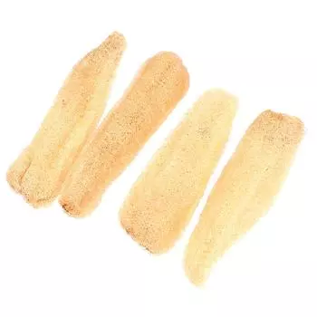 1 шт., натуральная люфа, люфа, кухонная щетка для чистки, миска, губка, скруббер 20-25 см