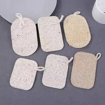 1 шт. натуральная люффа тряпка для мытья посуды губка мочалка скребок для посуды кастрюля легко моется губка кухонные щетки для чистки A