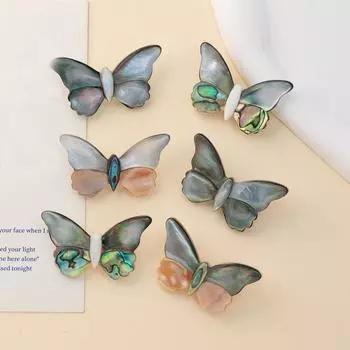 1 шт., натуральная пресноводная ракушка, брошь-бабочка, викторианский стиль, романтическая любовь, элегантные роскошные броши для женщин и мужчин, рождественские украшения, подарки 4525 мм 1Pc/4525mm