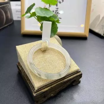 1 шт. натуральный нефритовый браслет модный браслет с подвесками нефритовый женский подарок 54MM