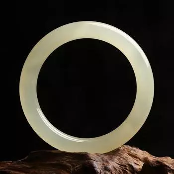 1 шт. натуральный нефритовый браслет модный браслет с подвесками нефритовый женский подарок 54MM