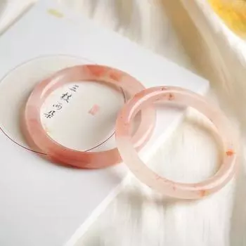 1 шт. натуральный нефритовый браслет модный браслет с подвесками нефритовый женский подарок 54MM