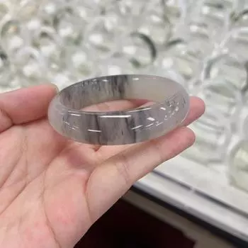 1 шт. натуральный нефритовый браслет модный браслет с подвесками нефритовый женский подарок 54MM