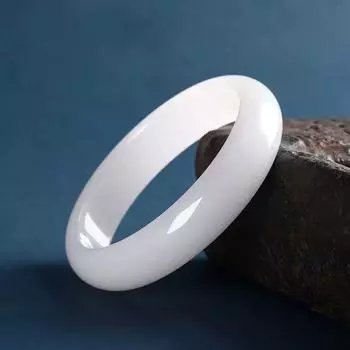 1 шт. натуральный нефритовый браслет модный браслет с подвесками нефритовый женский подарок 52MM