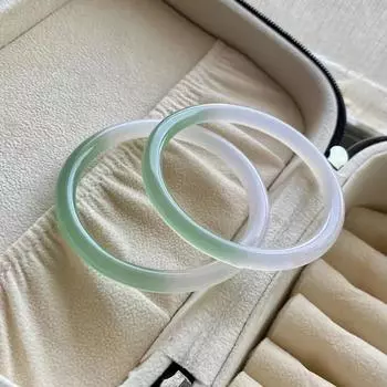 1 шт. натуральный нефритовый браслет модный браслет с подвесками нефритовый женский подарок 54MM