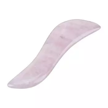 1 шт. Натуральный розовый кварцевый кристалл массажные палочки камень массажный инструмент для лица гладкий 115 мм 4,5 дюйма