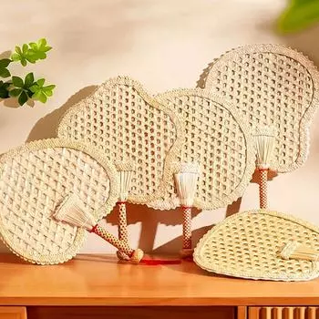 1 шт. натуральный ручной работы из летней пшеничной соломы пуфан в китайском стиле портативный