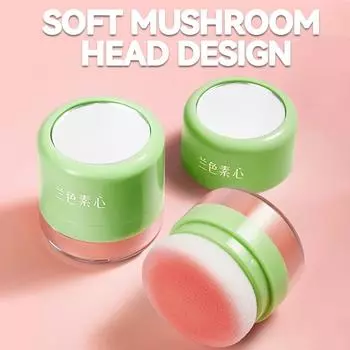 1 шт. Nature Effect розовые румяна в виде водостойкой портативной грибовидной головки для всех тонов кожи стойкий макияж