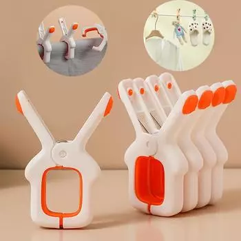 1 шт. Не оставляющие следов ветрозащитные зажимы, зажимы для одежды, большие зажимы для одеял на открытом воздухе на балконе, большие пластиковые зажимы, зажим для пляжного полотенца зелёный