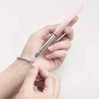 1 шт. Неароматизированный стержень для ношения украшений и ожерелий из нержавеющей стали, вспомогательный инструмент для застежки браслета, прочный металлический крючок, легкое нанесение ювелирных изделий